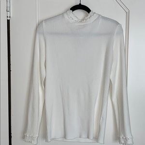 White Turtle Neck